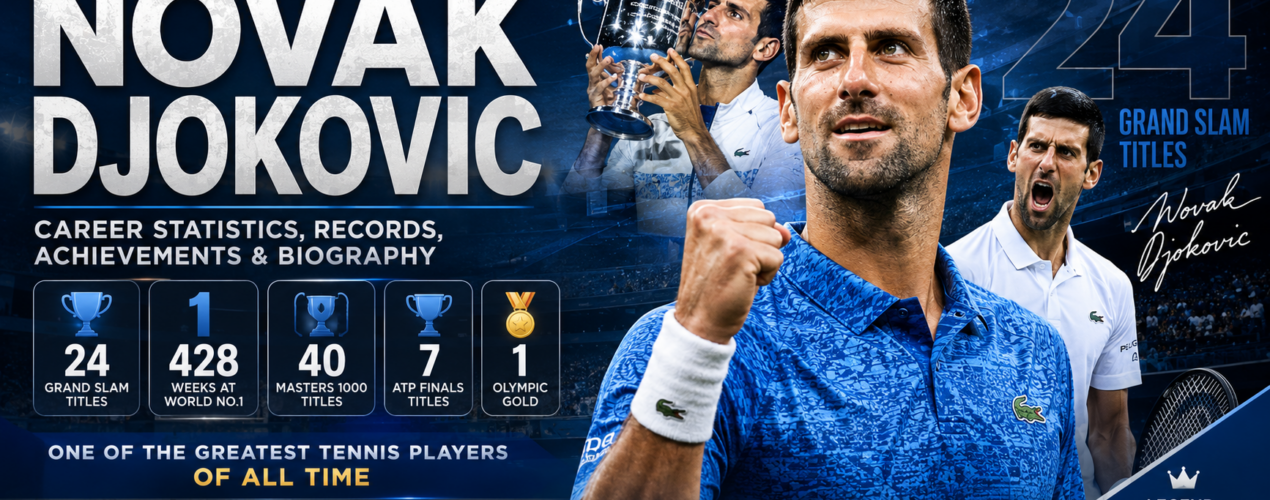 Novak Djokovic Career Statistics, Records & Achievements