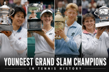 Youngest Grand Slam champions in tennis history featuring teenage major winners Michael Chang, Martina Hingis, Boris Becker and Tracy Austin